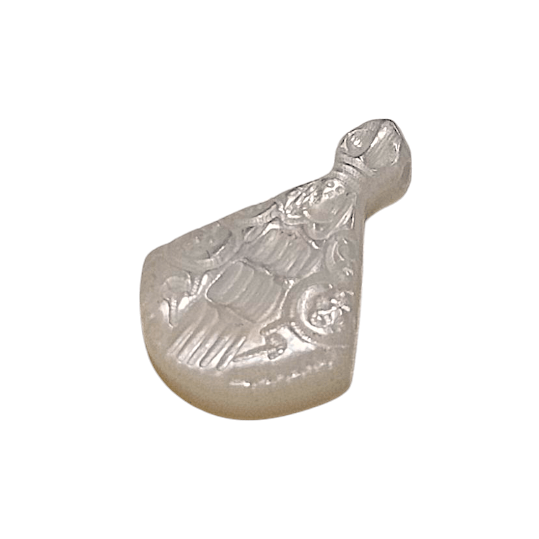 PINGENTE MINI NOSSA SENHORA APARECIDA MADREPÉROLA - 15MM X 10MM - UND