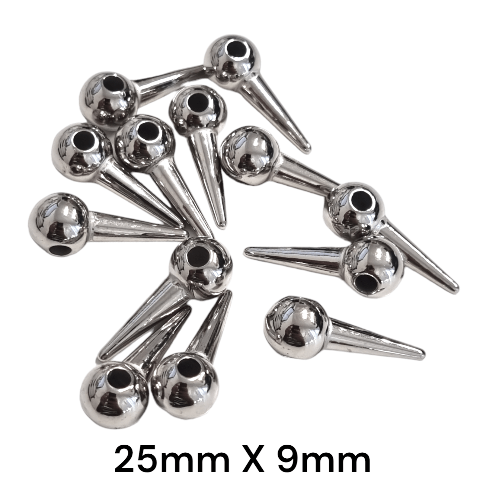 ABS BOLA SPIKE 25MM X 9MM - 50GR