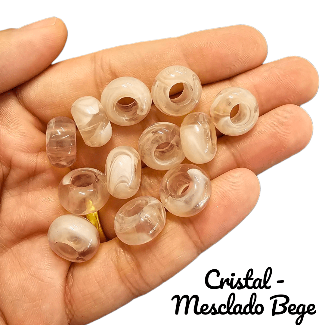 CONTA PLASTICA REDONDA - 15,2MM X 8,6MM - 50GR