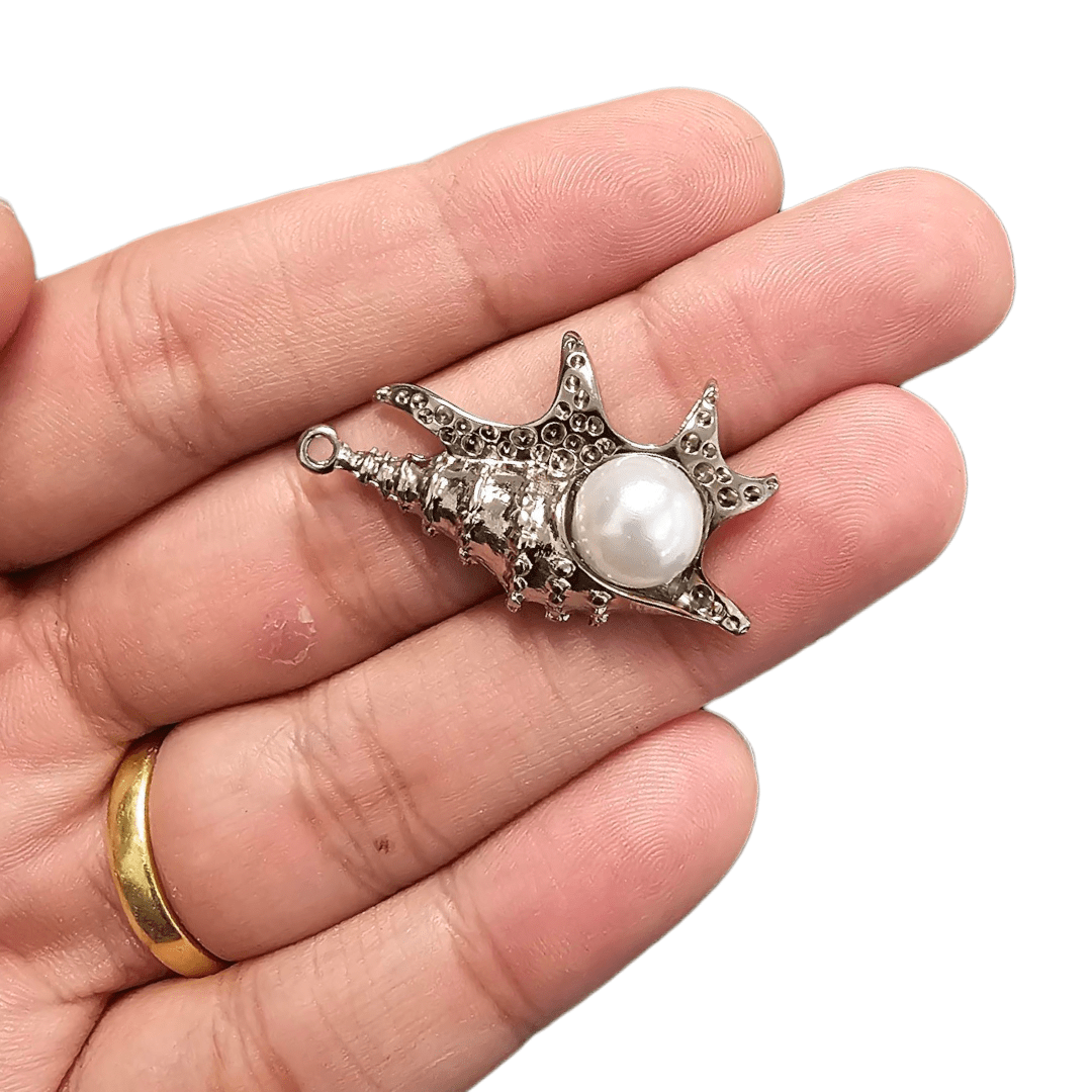 PINGENTE CARAMUJO - MM6150 - 38MM X 22,3MM - UND