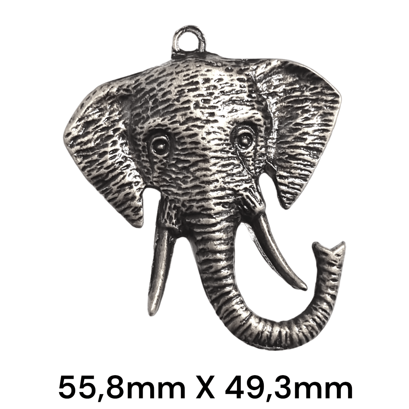 PINGENTE ELEFANTE - 8961 - 55,8MM X 49,3MM - UND