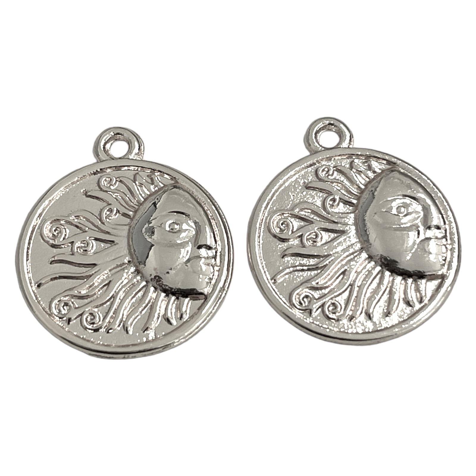 PINGENTE MOEDA SOL CELESTIAL MM5303 - 18,8MM X 22MM 