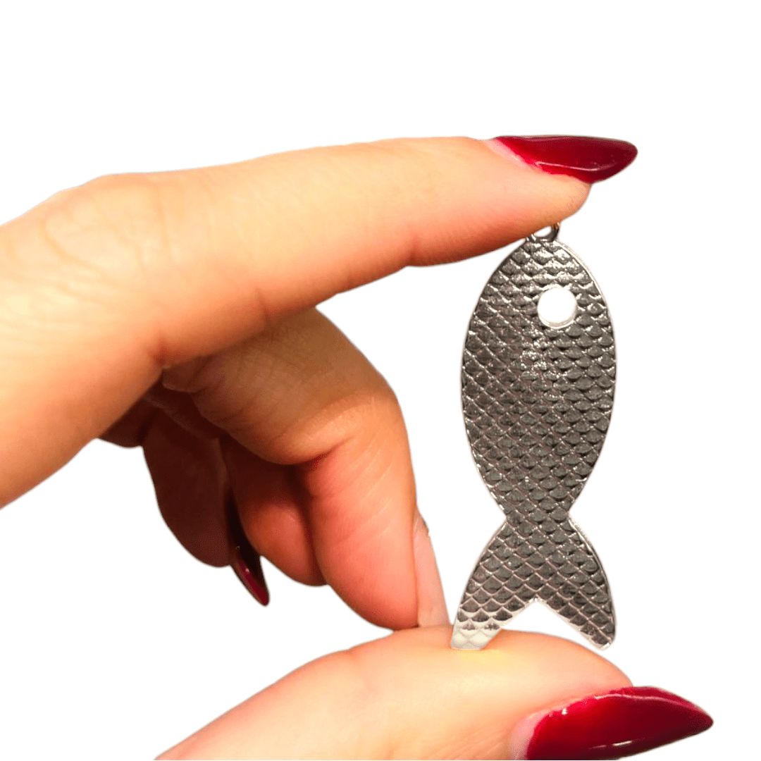 PINGENTE PEIXE 14081 - 42,4MM X 16MM - UND