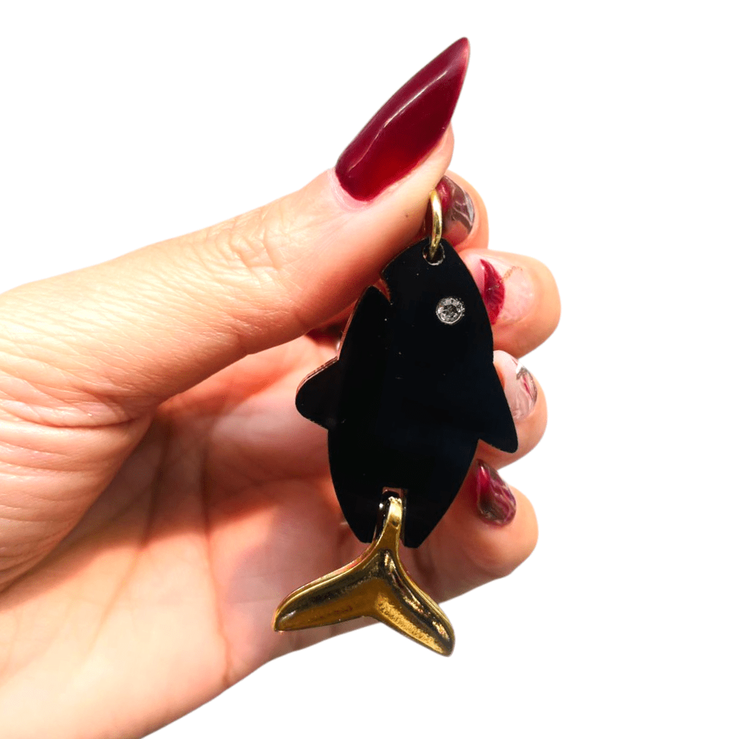 PINGENTE PEIXE ACMT 54MM X 25,6MM - UND