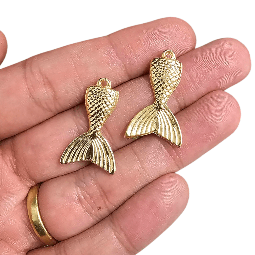 PINGENTE RABO DE SEREIA - FD2917 - 29MM X 17,8MM - C/2