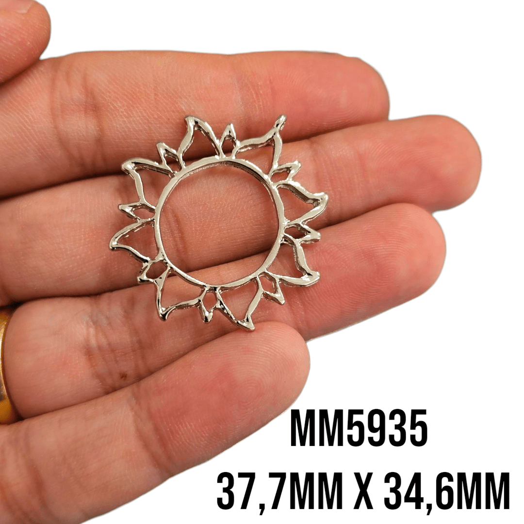 PINGENTE SOL - MM5935 - 37,7MM X 34,6MM - C/2