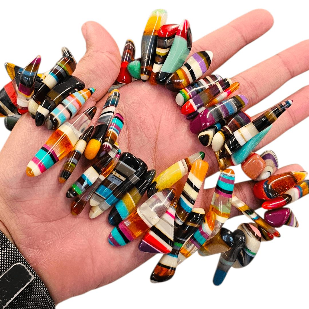 CASCALHO RESINA DENTE - 38MM X 10MM - UND