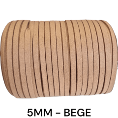 TIRA CAMURÇA SINTÉTICO 5MM - 25 METROS