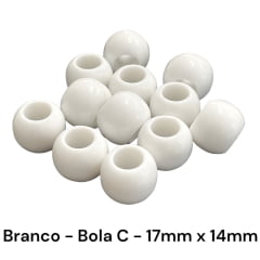 CONTA PLÁSTICA BOLA C - 17MM X 14MM - 250GR