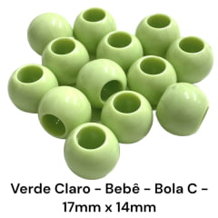 CONTA PLÁSTICA BOLA C - 17MM X 14MM - 250GR