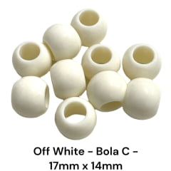 CONTA PLÁSTICA BOLA C - 17MM X 14MM - 250GR