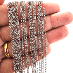 CORRENTE AÇO FO140 1,4MM - MT