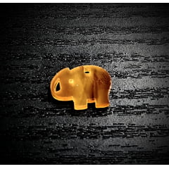 MINI PINGENTE ELEFANTE ACRILICO 11,6MM X 16,6MM - UND