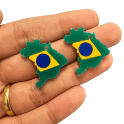 PINGENTE ACRILICO BRASIL - MODELOS