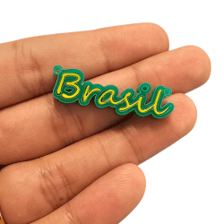 PINGENTE ACRILICO BRASIL - MODELOS