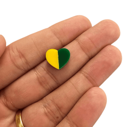 PINGENTE ENTREMEIO ACRILICO CORAÇÃO A01 - 11,5MM X 13,5MM - UND