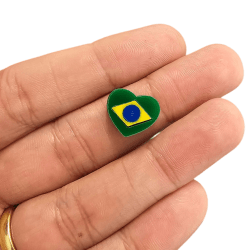 PINGENTE ENTREMEIO ACRILICO CORAÇÃO A01 - 11,5MM X 13,5MM - UND