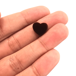 PINGENTE ENTREMEIO ACRILICO CORAÇÃO A01 - 11,5MM X 13,5MM - UND