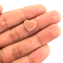 PINGENTE ENTREMEIO ACRILICO CORAÇÃO A01 - 11,5MM X 13,5MM - UND