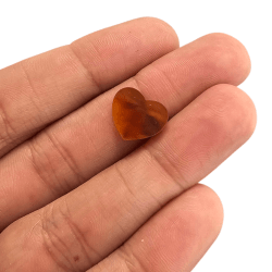 PINGENTE ENTREMEIO ACRILICO CORAÇÃO A01 - 11,5MM X 13,5MM - UND