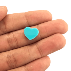 PINGENTE ENTREMEIO ACRILICO CORAÇÃO A01 - 11,5MM X 13,5MM - UND