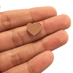 PINGENTE ENTREMEIO ACRILICO CORAÇÃO A01 - 11,5MM X 13,5MM - UND