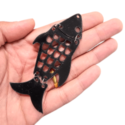 PINGETE ACRILICO PEIXE G - 99MM X 47MM - UND