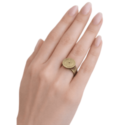 BASE DE ANEL AJUSTÁVEL - LISA - 14MM