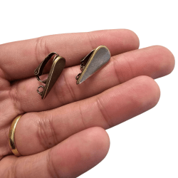 BASE BRINCO PRESSÃO GOTA 5691 C/1 SAÍDA - 22MM X 10MM - PAR BASE BRINCO PRESSÃO GOTA 5691 C/1 SAÍDA - 22MM X 10MM - PAR