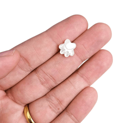 PINGENTE ENTREMEIO MADREPÉROLA MINI PATINHA - 11MM X 11,6MM -UND