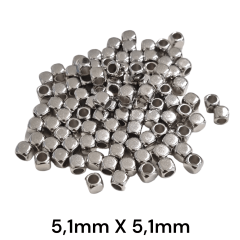 CONTA ABS CUBO 5,1MM X 5,1MM - 50GR