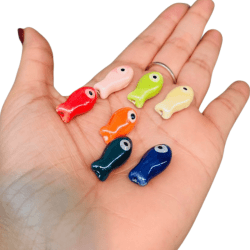 PEIXE CERÂMICA - 19,9MM X10,1MM - C/2