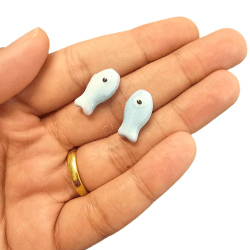 PEIXE CERÂMICA - 19,9MM X10,1MM - C/2