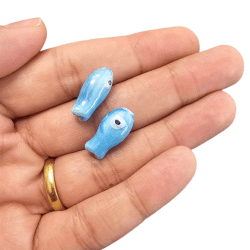 PEIXE CERÂMICA - 19,9MM X10,1MM - C/2