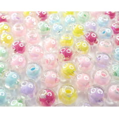 CONTA BOLA LISA 7,6MM CANDY COLORS 25GR 