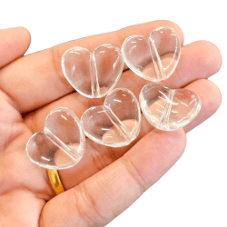 CONTA PLASTICA CORAÇÃO - 20,6MM X 24,3MM - 50GR