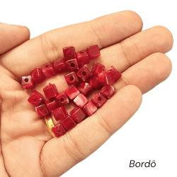 CONTA PLASTICA CUBO - 6MM - 50GR 