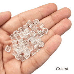 CONTA PLASTICA CUBO - 6MM - 50GR 