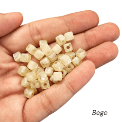 CONTA PLASTICA CUBO - 6MM - 50GR 