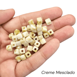 CONTA PLASTICA CUBO - 6MM - 50GR 