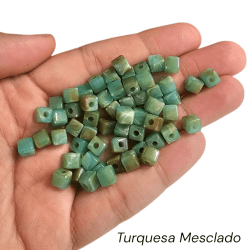 CONTA PLASTICA CUBO - 6MM - 50GR 