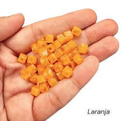 CONTA PLASTICA CUBO - 6MM - 50GR 