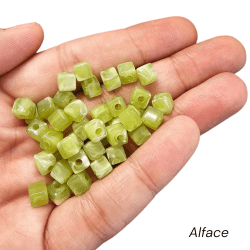 CONTA PLASTICA CUBO - 6MM - 50GR 