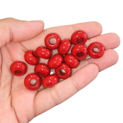CONTA PLASTICA REDONDA - 15,2MM X 8,6MM - 50GR