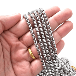 CORRENTE ALUMINIO CATRACA - 4,5MM - MT
