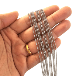 CORRENTE BOLINHA 1,5 AÇO - MT CORRENTE BOLINHA 1,5 AÇO - MT