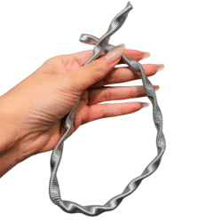 TIRA ALUMINIO AL55 - 5MM X 9MM - 45CM - UND