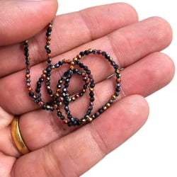 FIO DE CRISTAL 1MM - LINHA METALIZADO - FIO