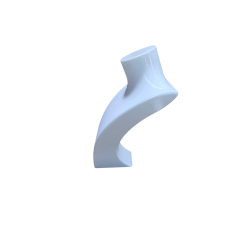 EXPOSITOR BUSTO BASICO CLEAN - 20CM X 12CM X 10CM - PETG 3D - UND