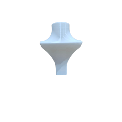 EXPOSITOR BUSTO BASICO CLEAN - 20CM X 12CM X 10CM - PETG 3D - UND